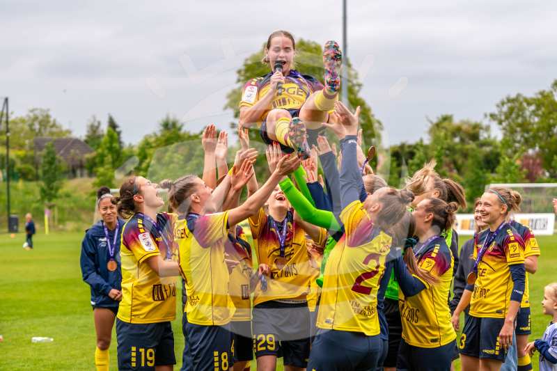 Piłka Nożna: Orlen ekstraliga kobiet. Pogon Szczecin - AP Orlen Gdansk. - Agencja Fotograficzna